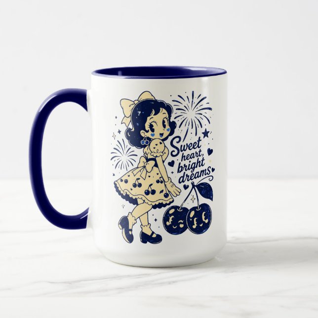 Sött fjärde juli självständighetsdag mugg (Vänster)