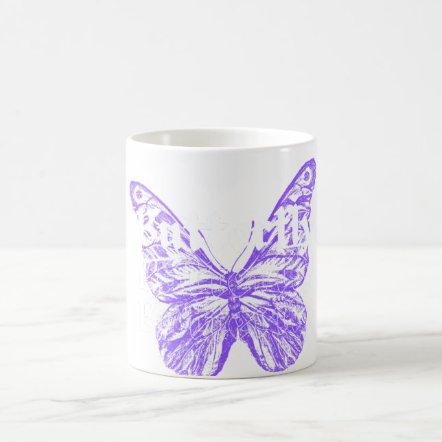 sött fjärils konstnärligt formspråk kaffemugg (Center)