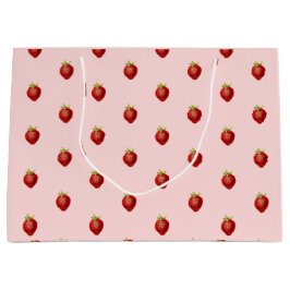 Sött flickigt jordgubbsmönster på rosa