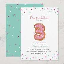 Sött födelsedagfirande | tre