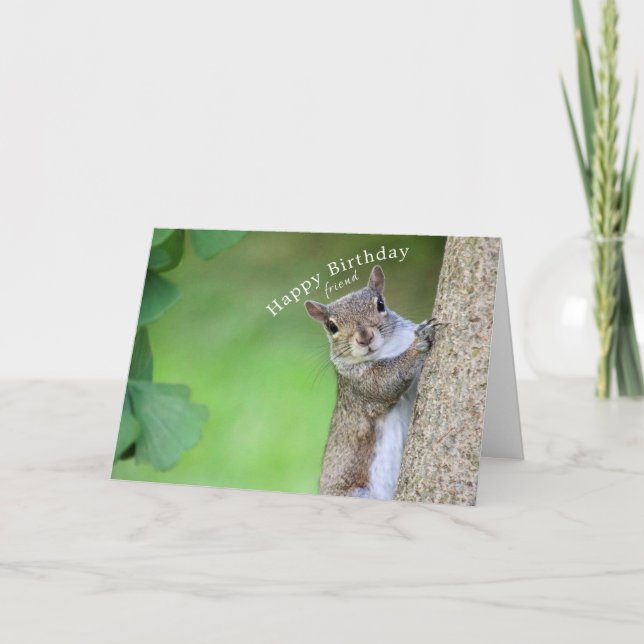 Sött födelsedagskort Önskemål Kort (Framsida)