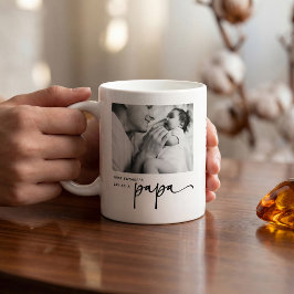 Sött första fars dag, Pappa fotokollage Kaffemugg