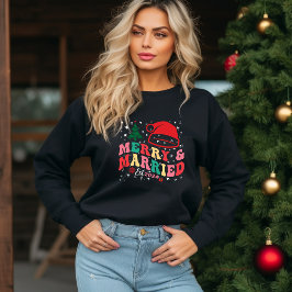 sött Första julen gifta och glada nygifta T Shirt