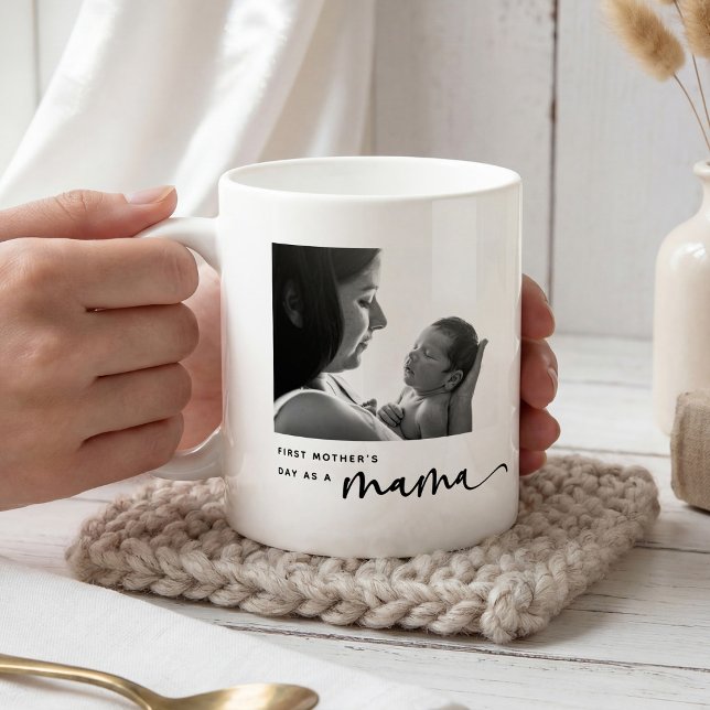 Sött första mors dag, Mamma fotokollage Kaffemugg (Skapare uppladdad)