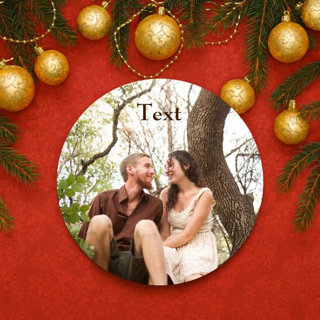 Sött Foto Runt Klistermärke (Skapare uppladdad)