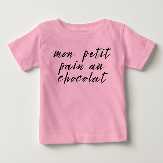 Sött franskt kärleksuttryck t shirt (Framsida)