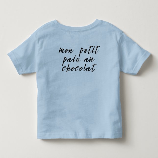 Sött franskt kärleksuttryck t shirt (Baksida)