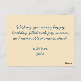 Sött fyrverksmönster - Födelsedagskort Vykort