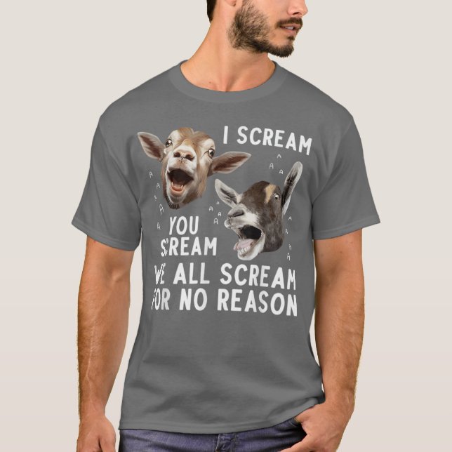 Sött getdesign dvärggetbonde getälskare t shirt (Framsida)