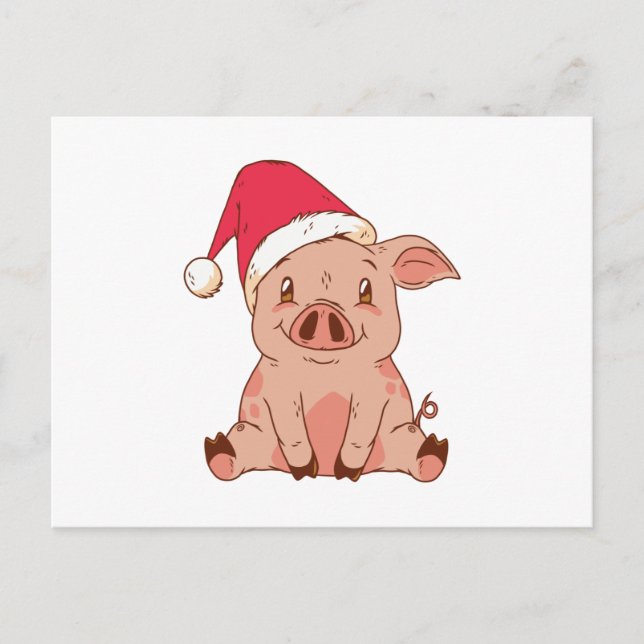 Sött God Jul Vykort (Framsida)