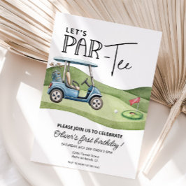 Sött golf-födelsedagsfirande, alla åldrar, Låt oss Inbjudningar