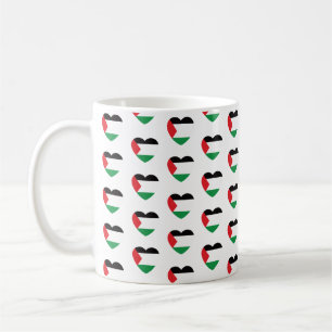 sött, griniskt flagga-grafikmönster kaffemugg