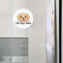 Sött Guld Retriever Valp Presente Kawaii Husdjur