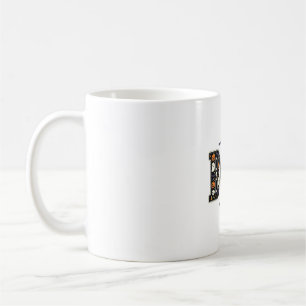 Sött Halloween Boo Spökpumpa Design Kaffemugg