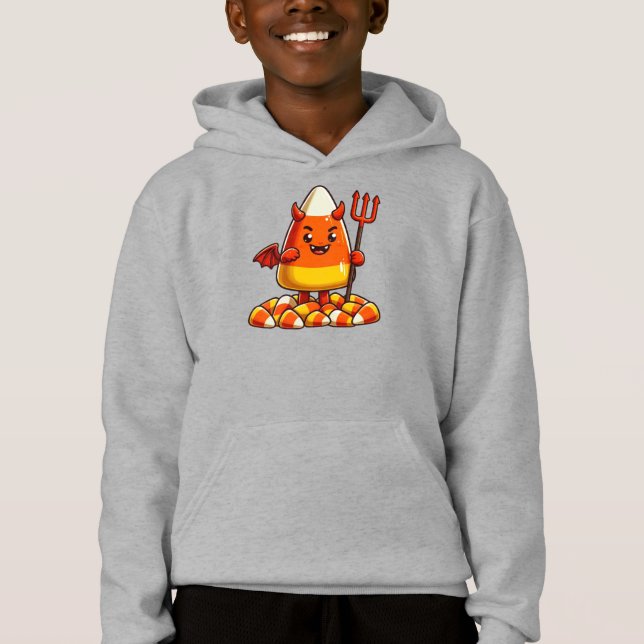 Sött Halloween-godis monster T Shirt (Framsida)