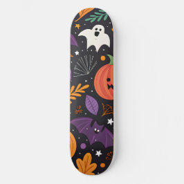 Sött Halloween magiskt mönster Mini Skateboard Bräda 18,5 Cm