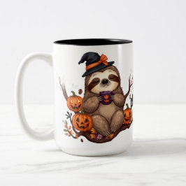 sött Halloween-muggfärg Två-Tonad Mugg