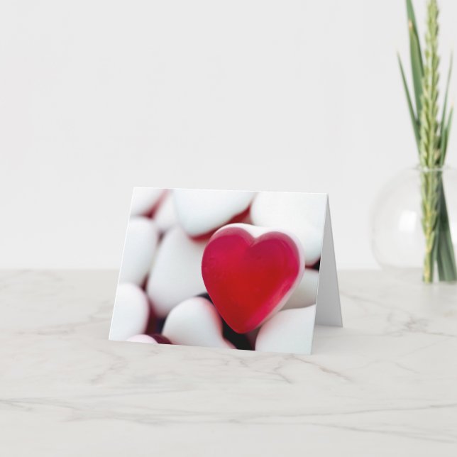 Sött hälsningskort för kärlek helgkort (Framsida)