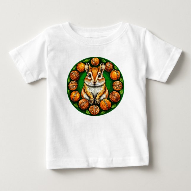 🐹 Sött Hamster Djur Baby Present ✨ T Shirt (Framsida)