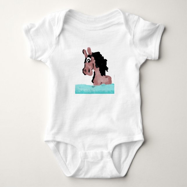 Sött häst  t shirt (Framsida)