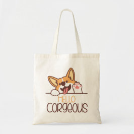 Sött Hej Corgi Hund Tygkasse
