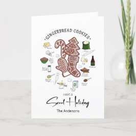 Sött Helgdag Gingertea-Helgdag Card Helgkort