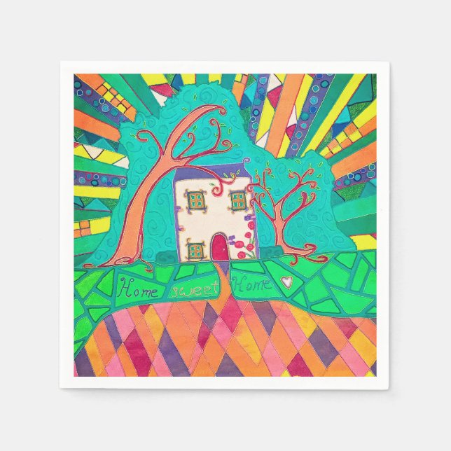 Sött hem pappersservett (Framsidan)