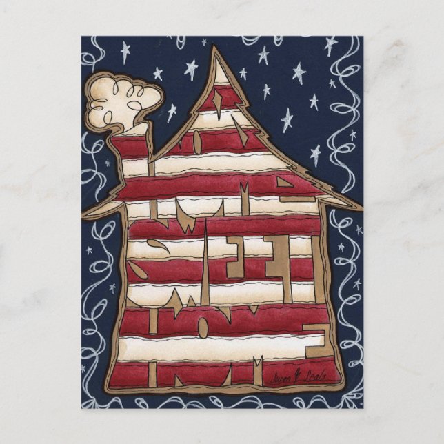 sött hem vykort (Framsida)