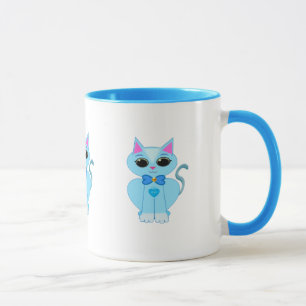Sött himmelskt katt mugg