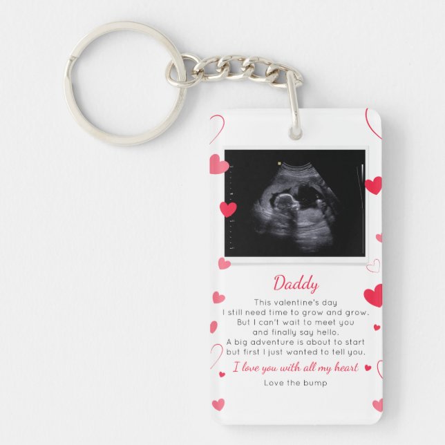 Sött hjärta kärlek glad valentine från bump (Framsidan)