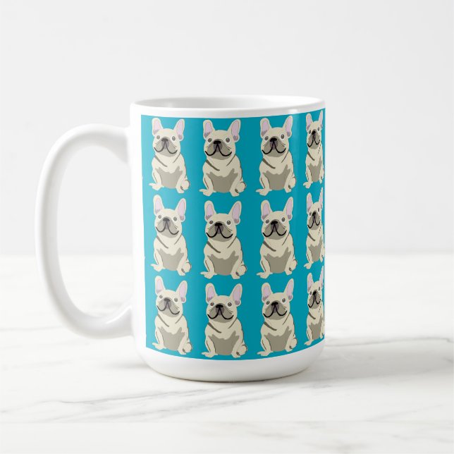 Sött hund, fransmannen kaffemugg (Vänster)