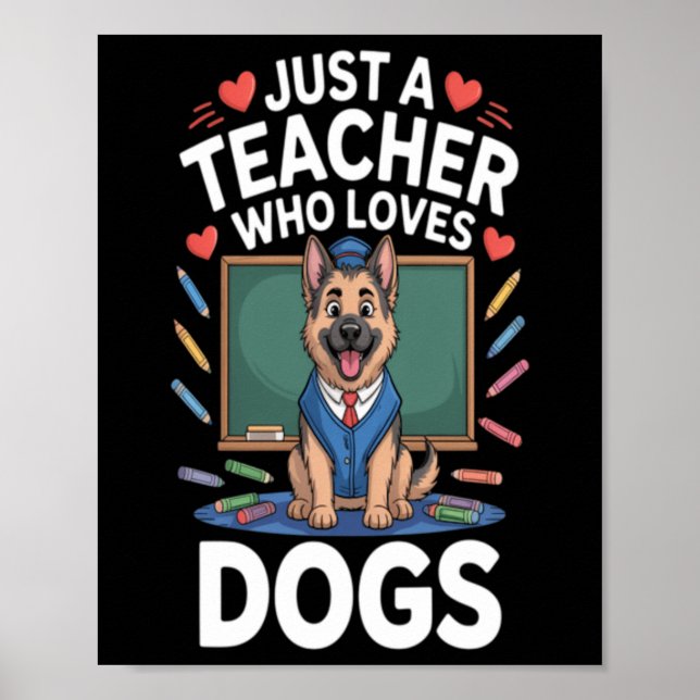 Sött Hund I Skolan Poster (Framsidan)