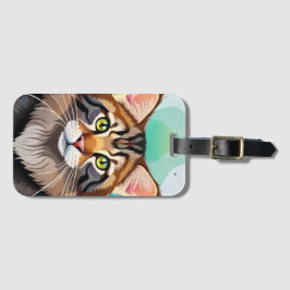 Sött hund närbild bagagebricka