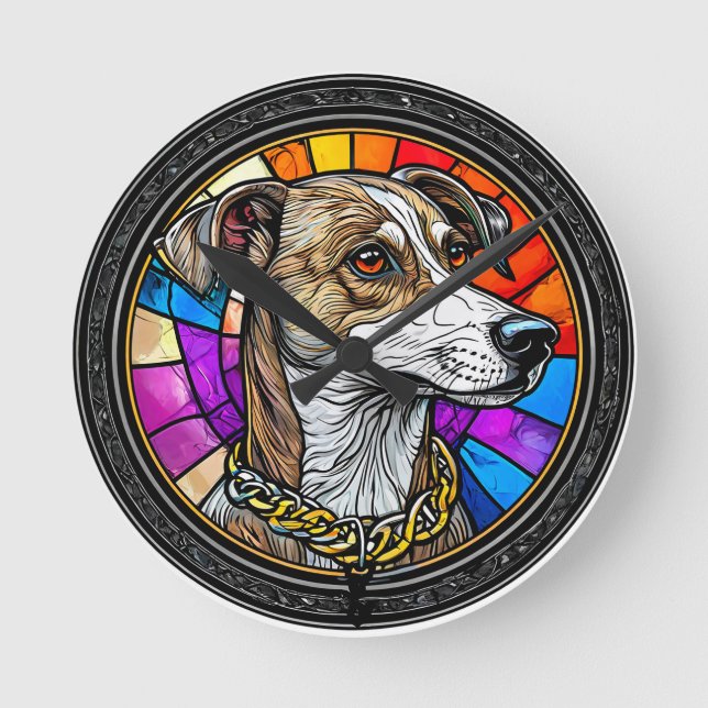 Sött Hund Rund Klocka (Framsida)