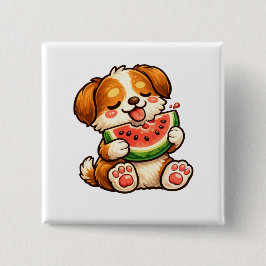 Sött Hund Vattenmelon Knapp