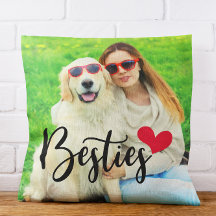 Sött Hundmamma Bästa Vänner Rött Hjärta Foto