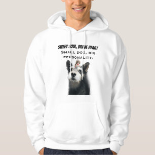 Sött Hundporträtt Hoodie