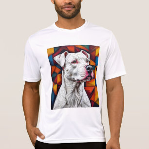 Sött hundporträtt t shirt
