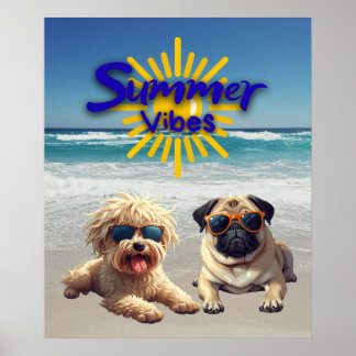 Sött hundtryck, Värdeaffischpapper (Semi-Gloss) Poster