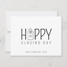 Sött hus glad stängningsdag