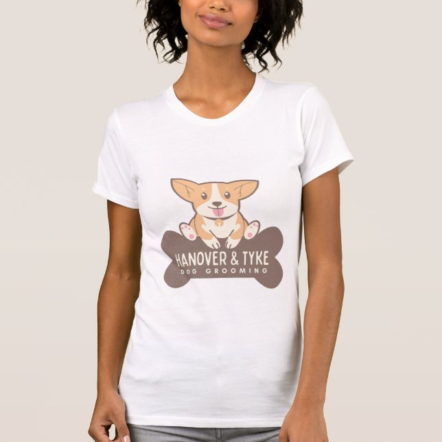 Sött husdjur Hund T Shirt (Framsida)