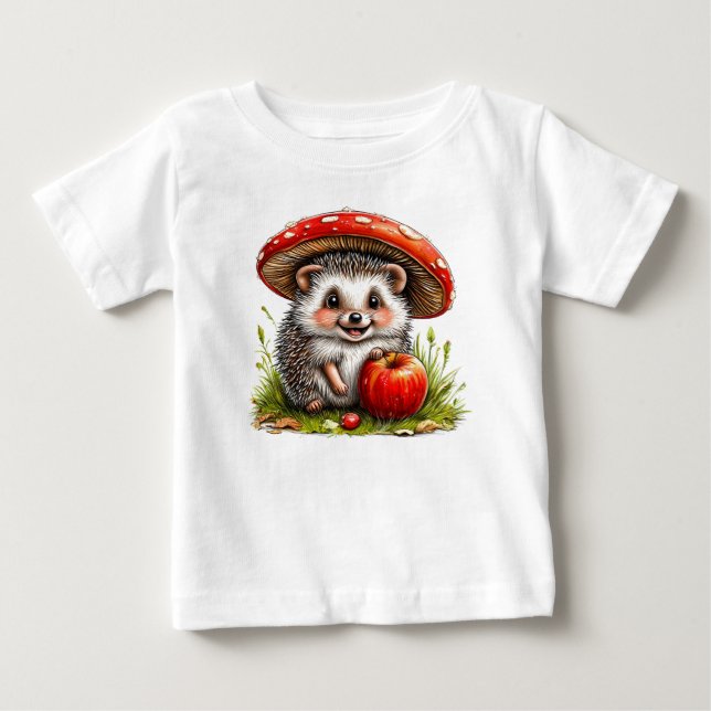 ✨ Sött Igelkottsbaby Djur Gåva 🦔 T Shirt (Framsida)