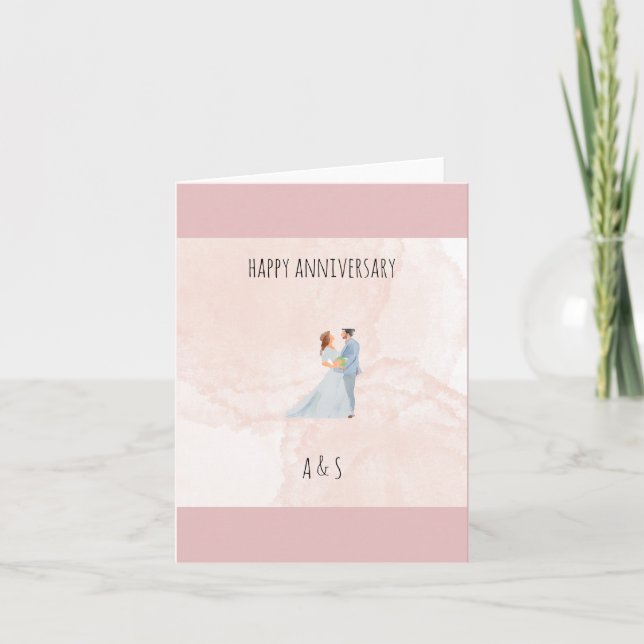 Sött jubileumskort kort (Framsida)