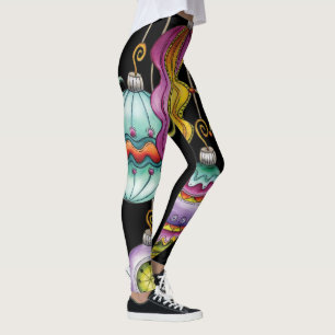 Sött jul, Eleganta och fina glasornamenten Leggings