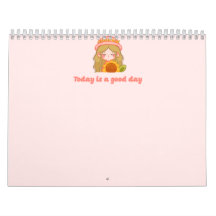 Sött kalender för tjejer 