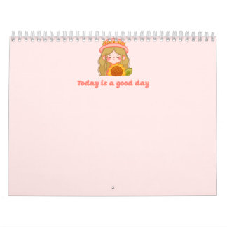 Sött kalender för tjejer
