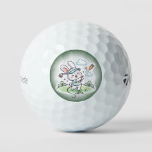 Sött kanin golfdesign