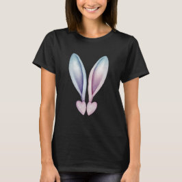 Sött Kanin Hjärtan Estetik T Shirt