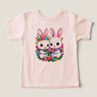 Sött kaninbaby t shirt