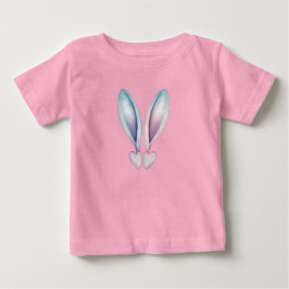Sött Kaninöra Hjärtsymbol T Shirt